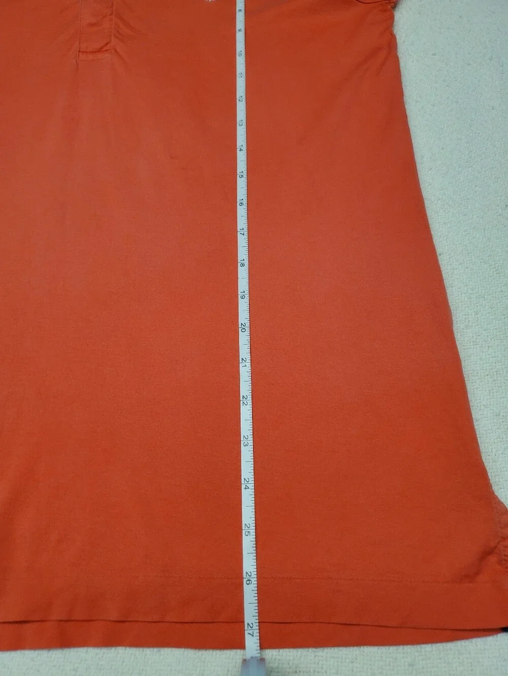 Polo Golf Ralph Lauren Vintage Lisle Pro Fit Polo Shirt M Orange Coral